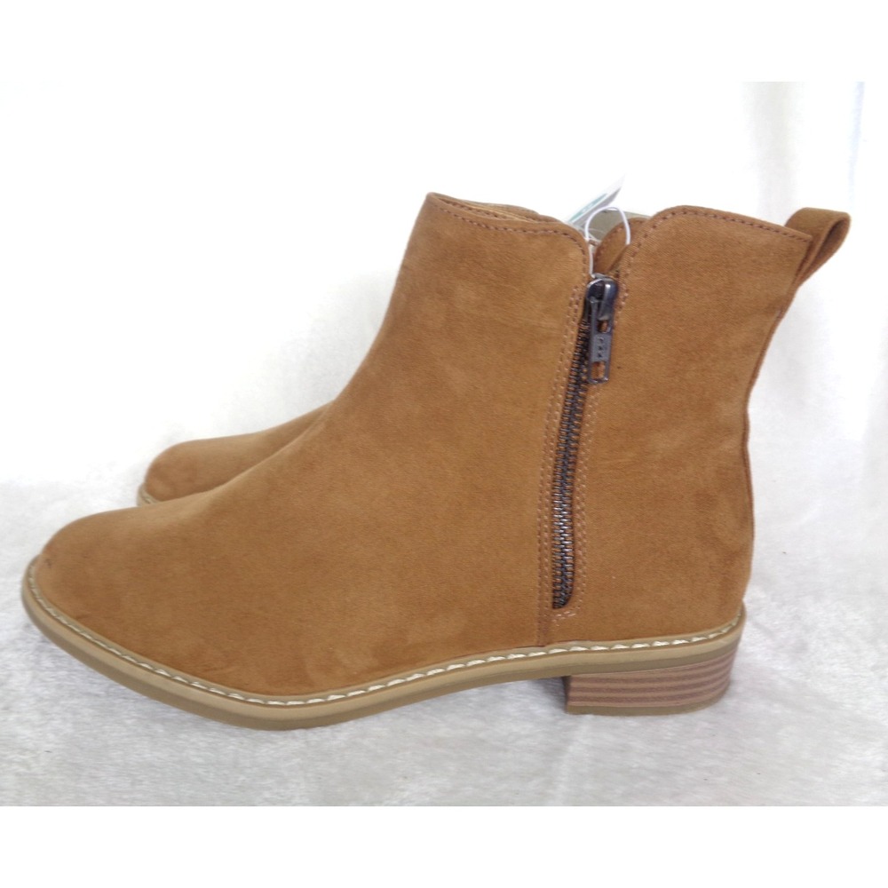 Universal Thread Womens Brown Ankle‎ Boots Size 8 Brenna Memory Foam Insole - Picture 4 of 8